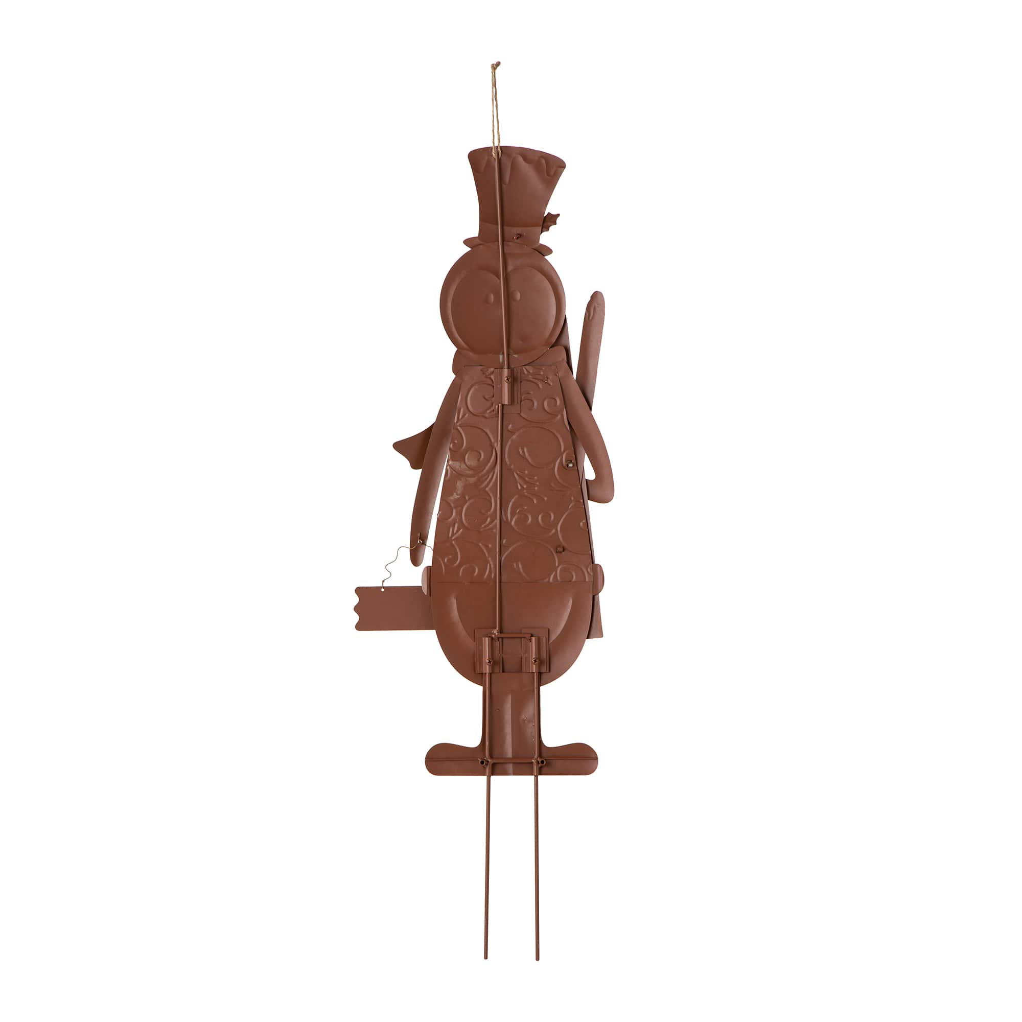 Glitzhome® 3.5ft. Metal Penguin Yard Stake